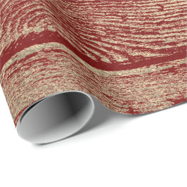 Papel De Presente Vinho Vermelho Dourado Vinho  Madeira Shabby Foxie