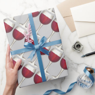 Papel De Presente Vinho Vinho Vidro Vidro Vidro Merlot Vadio Caberne