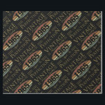 Papel De Presente Vintage 1965 60th Birthday<br><div class="desc">Celebre o ano em que você estava nascer com esta ideia engraçada de presente de aniversário para qualquer um que fizesse uma etapa importante. Diz "Vintage,  qualidade premium,  envelhecida à perfeição".</div>