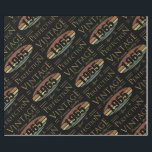 Papel De Presente Vintage 1965 60th Birthday<br><div class="desc">Celebre o ano em que você estava nascer com esta ideia engraçada de presente de aniversário para qualquer um que fizesse uma etapa importante. Diz "Vintage,  qualidade premium,  envelhecida à perfeição".</div>