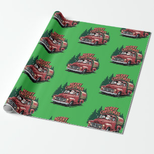 Papel De Presente Vintage 50 Natal