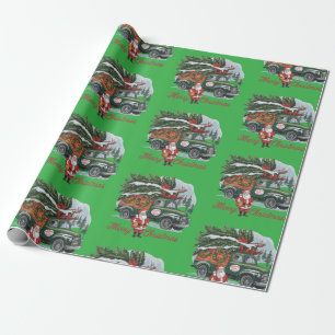 Papel De Presente Vintage 50 Natal