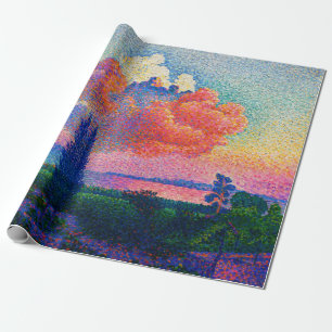 Papel De Presente Vintage A Nuvem Rosa (1896)