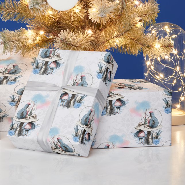 Papel De Presente Vintage Alice (Feriados)