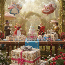Vintage Alice no País das Maravilhas