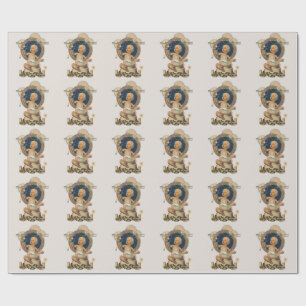 Papel De Presente Vintage Baby Bubbles por J.C. Leyendecker Nursery