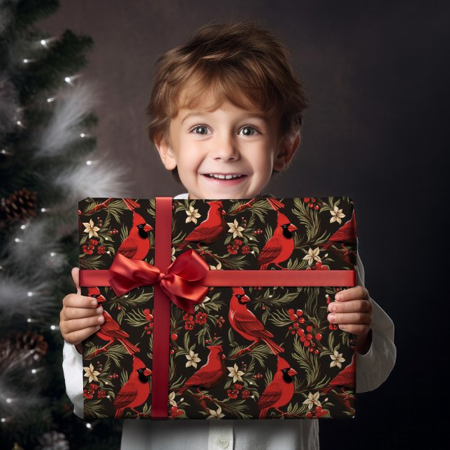 Papel De Presente Vintage Cardinal Wraping Paper (Criador carregado)