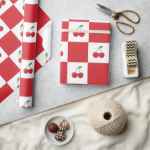 Vintage Cherry Gingham :Coquette & Cottagecore 
