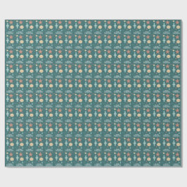 Papel De Presente Vintage Christmas