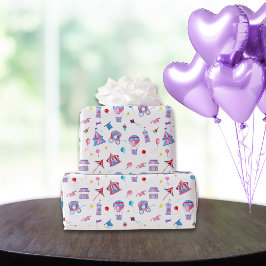 Papel De Presente Vintage Circus Pattern