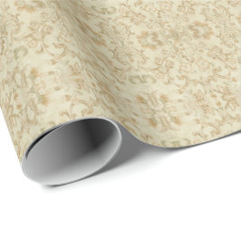 Papel De Presente Vintage Creams Floral Gift Wrapping Paper