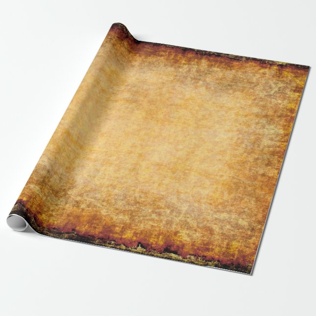 Papel De Presente Vintage de textura suja (Desenrolado)