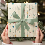 Papel De Presente Vintage Divertido e Corda de Natal Colorida<br><div class="desc">Adicione um toque de nostalgia divertida a seus presentes de Natal com este papel de embrulho de padrão-luz de Fa La Christmas do Vintage Fun Colorful Com luzes brilhantes e alegres de cordas em estilo retrô, este papel embrulhador dá vida ao espírito festivo com sua design branca e fundo neutro....</div>