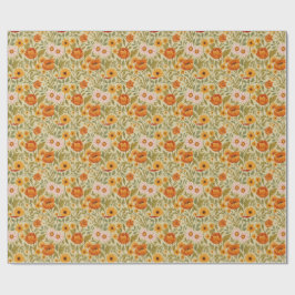Papel De Presente vintage Floral Dream Wildflower art