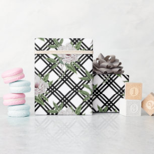 Papel De Presente Vintage Floral Pattern Wraping Paper