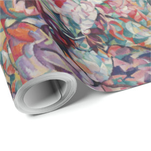 Papel De Presente Vintage Floral Patterno Gladiolus