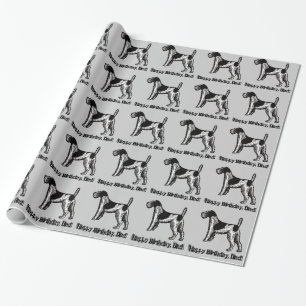 Papel De Presente Vintage Fox Terrier