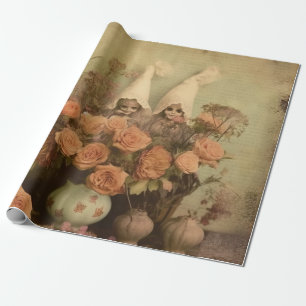 Papel De Presente Vintage Halloween Witchcraft (2)