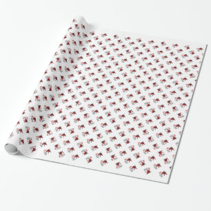 Papel De Presente Vintage HOHOHO! Lista de Tarefas do Papai Noel Pro