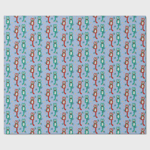Papel De Presente Vintage Kit Cat Klock Natal