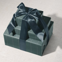 Vintage Leaf Stripe Green Wrappaper