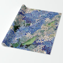Papel De Presente Vintage Lilacs