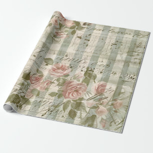Papel De Presente Vintage Melody