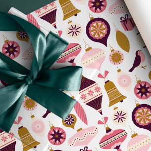 Papel De Presente Vintage Natal - Retrorações das Decorações Bau