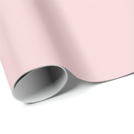 Papel De Presente Vintage Pink Striped Coquette Wrapping Paper