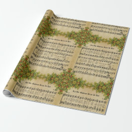 Papel De Presente Vintage Que Nossa Glória Saiba Sem Fim De Natal