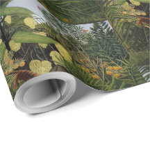 Vintage Rousseau luta entre Tiger e Buffalo