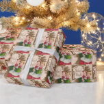 Papel De Presente Vintage Silent Night Christmas<br><div class="desc">Vintage Silent Night Choir Natal Wrapping Paper.</div>