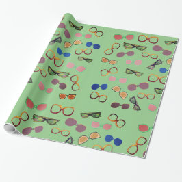 Papel De Presente Vintage Sunglass Art