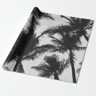 PAPEL DE PRESENTE VINTAGEM COCONUT PALM TREE