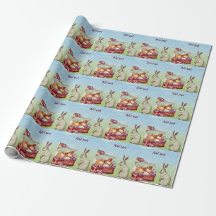 Papel De Presente Vintagem perfeita e Legal do Felz pascoa