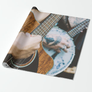 Papel De Presente Violão Incrível