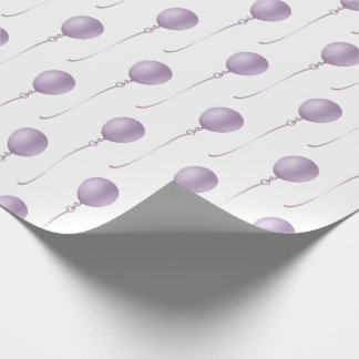 Papel De Presente Violet balloon Gift Wrapping Paper - Cadeaupapier