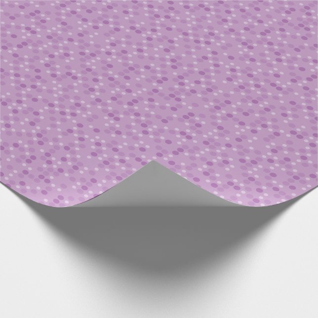 Papel De Presente Violet Polka Dots (Ponta)