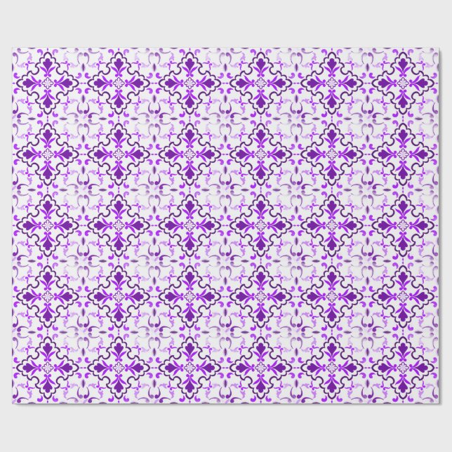 Papel De Presente Violeta (Aberto)