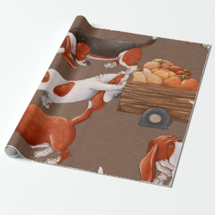 Papel De Presente vírgula de ilustração de design bonitinho do pa