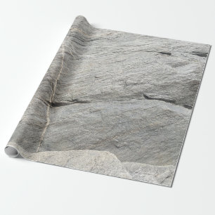 Papel De Presente vista de rock cinza