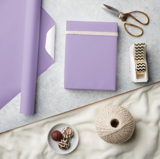 Papel De Presente Visualização do produto mostrando um roxo-lavanda (Artesanato)