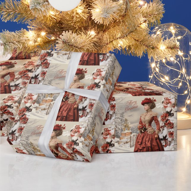 Papel De Presente Vitoriana de Natal (Feriados)