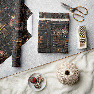 Papel De Presente Vitoriana Gothic Dollshouse Dark Academia