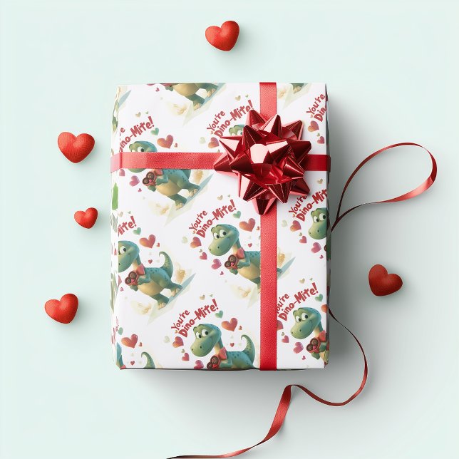 Papel De Presente Você é Dino-mite! Mini (Criador carregado)