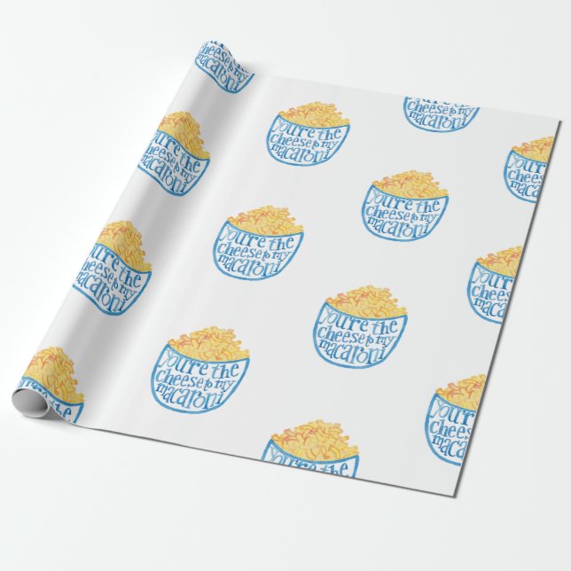 Papel De Presente Você é o queijo a meu papel de envolvimento do (Desenrolado)