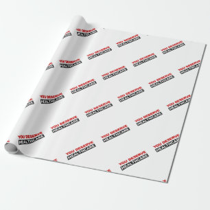 Papel De Presente Você Merece Saúde