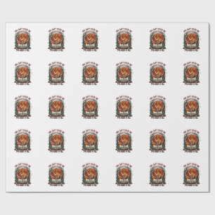Papel De Presente Você Não Pode Me Assustar Enfermeira Halloween Est