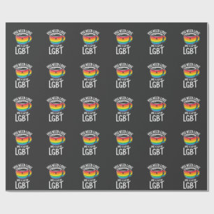 Papel De Presente Você precisa de amor e uma taça de orgulho LGBT Mê