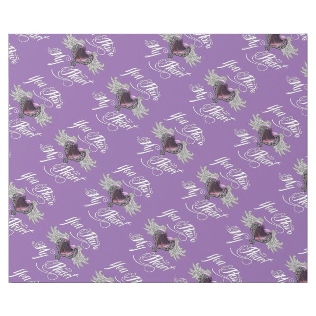 Papel De Presente Você Tem Meu Coração Rosa (Aberto)